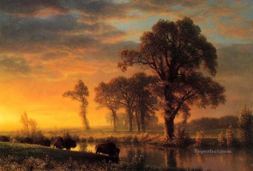 ブルック川の流れ Painting - 西カンザス州アルバート・ビアシュタットの風景ストリーム
